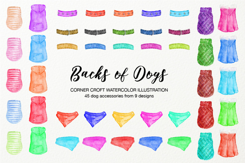 dog-clipart-backs-of-dogs-dogs-and-accessories