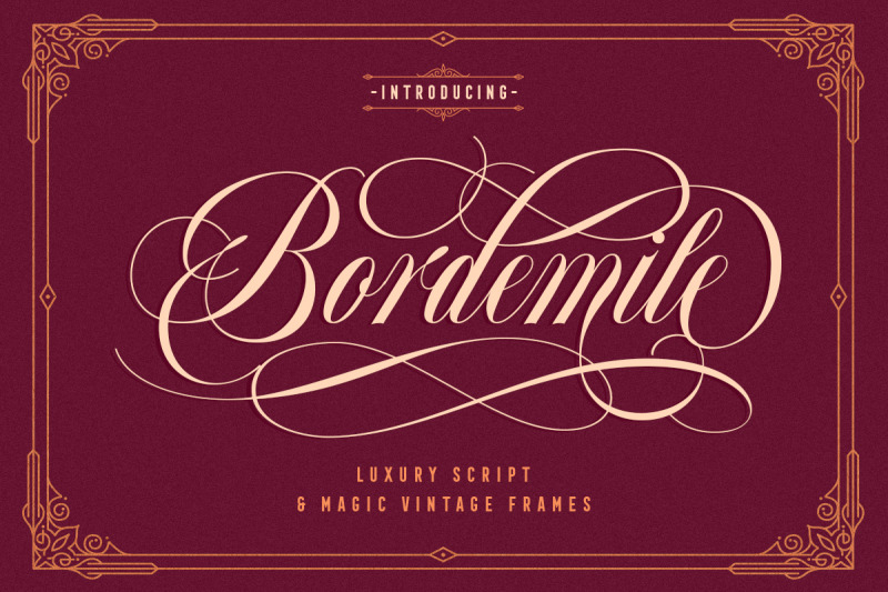 bordemile-luxury-script