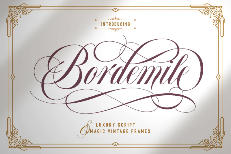 bordemile-luxury-script
