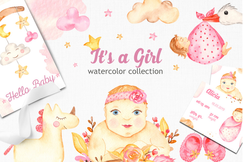 it-039-s-a-girl-watercolor-collection-clipart-premade-cards-and-patterns
