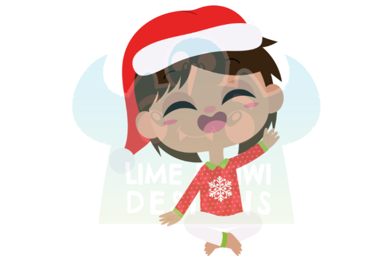 kids-christmas-pajamas-clipart-instant-download-vector-art