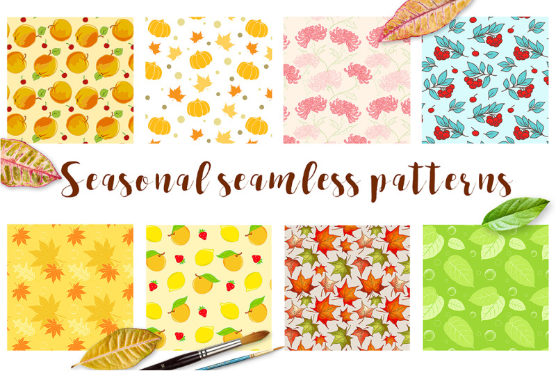 seasonal-seamless-patterns