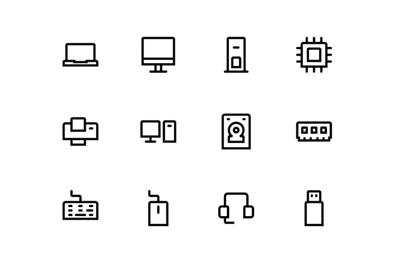 computer-icons-set-line-style-designed-with-grid-and-perfect-pixel