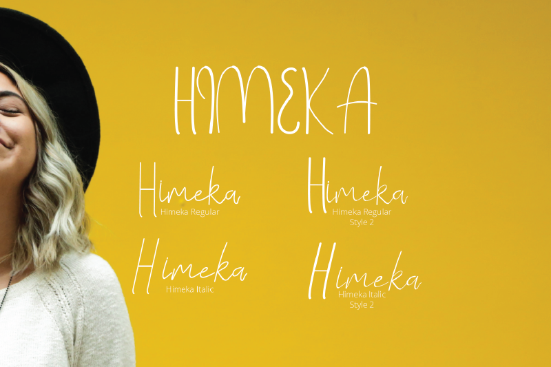 himeka-a-hnadwritten-font