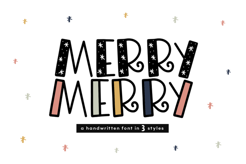 merry-merry-a-fun-handwritten-font-in-three-styles