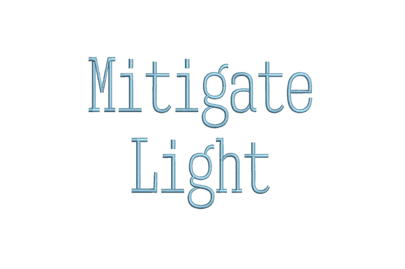 mitigate-light-15-sizes-embroidery-font-rla
