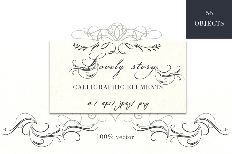 calligraphic-set-vector-flourishes