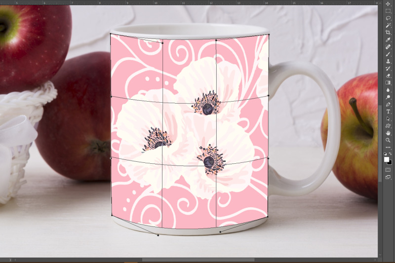 white-coffee-mug-mockup-with-red-apples-in-wicker-basket