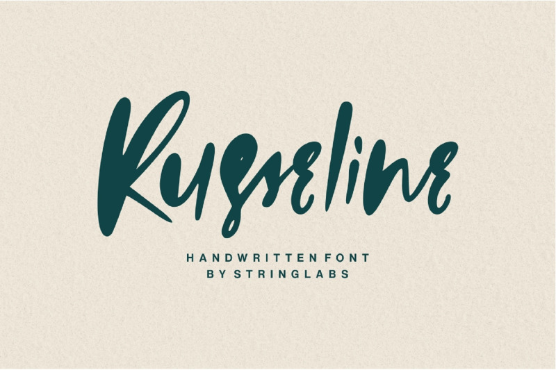 russeline-handwritten-font