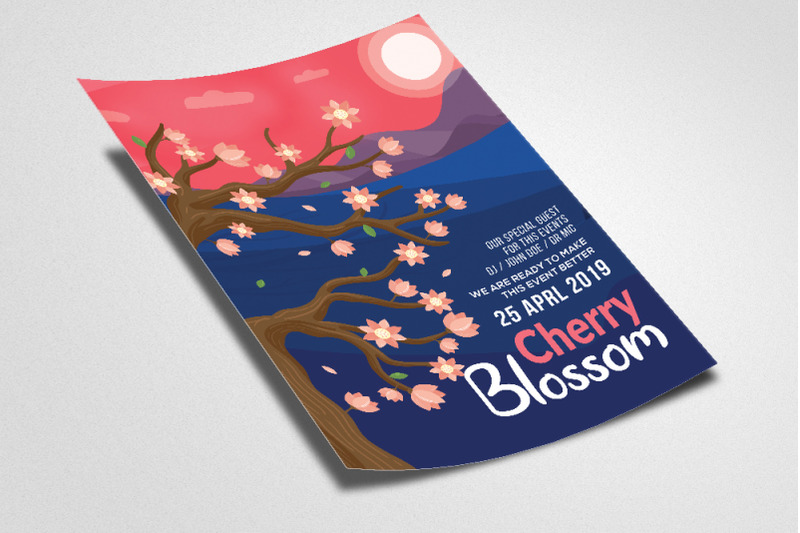 cherry-blossom-flyer-template