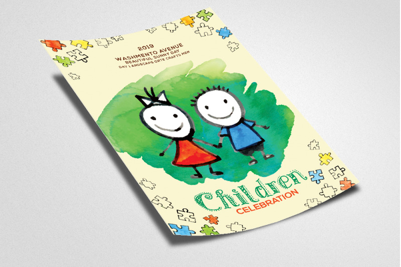 children-day-flyer-template