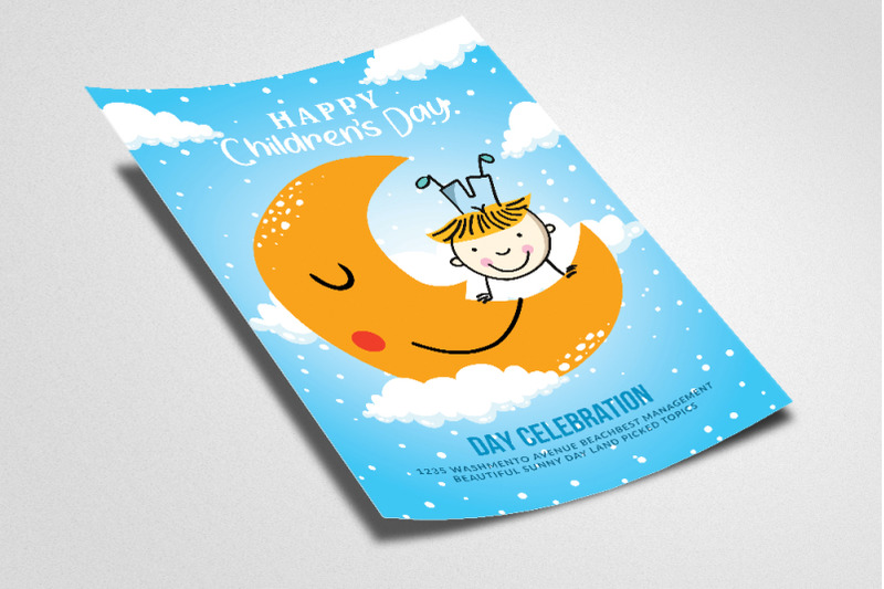 international-children-day-flyer-template