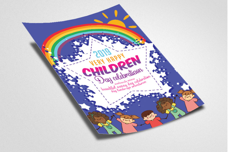 children-celebration-day-flyer-poster