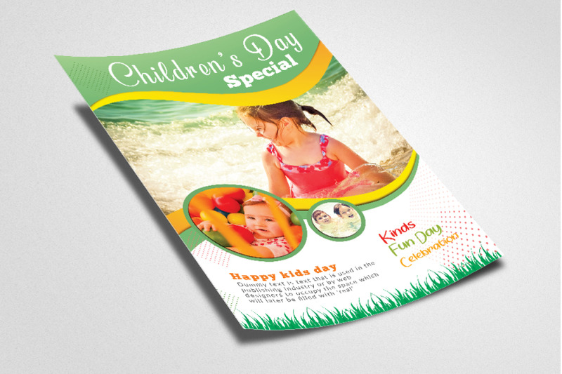 children-fun-day-flyer-template