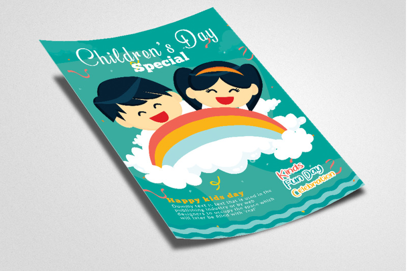 children-fun-day-flyer-template