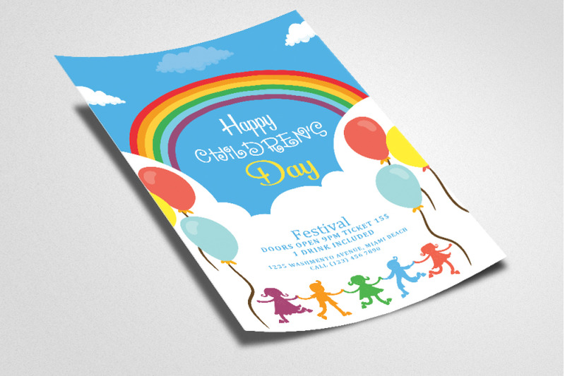children-day-festival-flyer-template