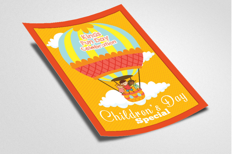 kids-fun-day-celebration-flyer-template