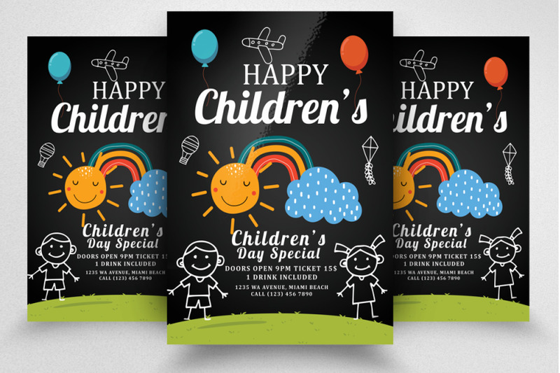 happy-children-day-event-flyer-template