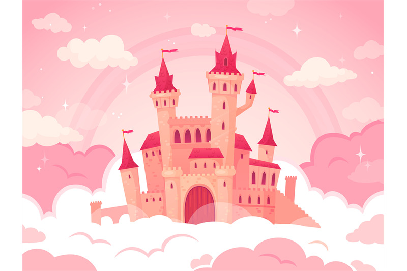 cartoon-castle-in-pink-clouds-magic-land-fairytale-cloud-and-fabulou
