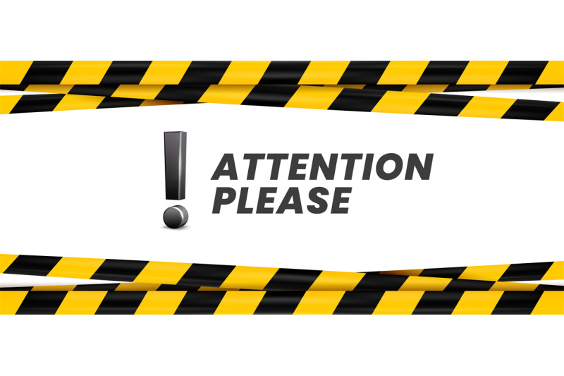 attention-please-banner-important-message-danger-safety-ribbon-and-i