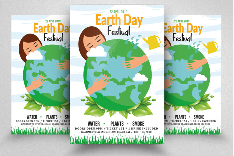 earth-day-festival-flyer-template