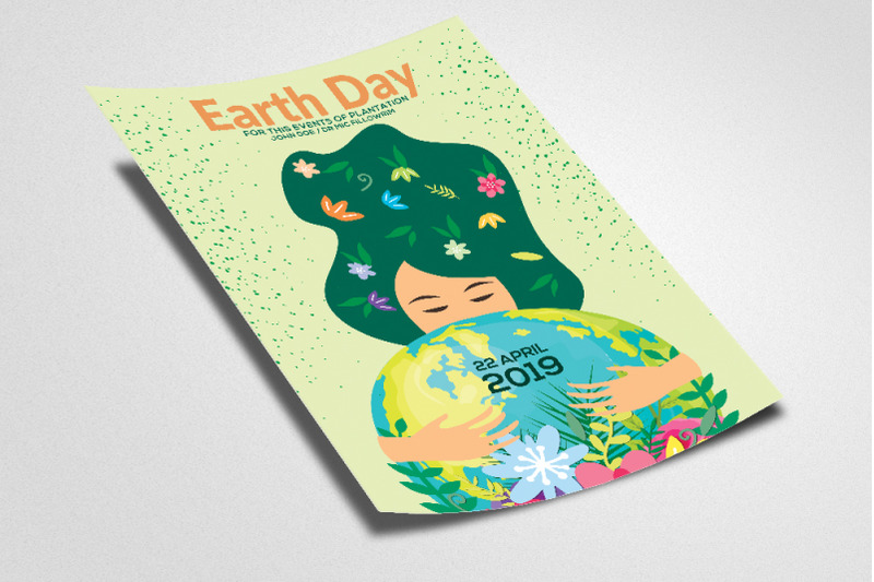 earth-day-celebration-flyer-template