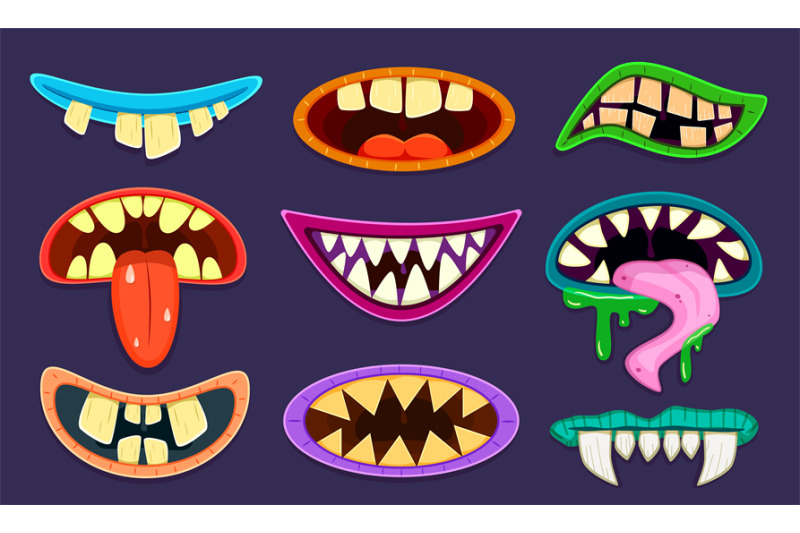 monster-mouth-cute-scary-goblin-gremlin-and-aliens-mouths-with-tongu