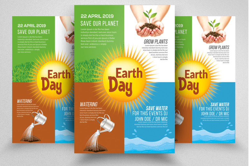 earth-day-flyer-poster-template