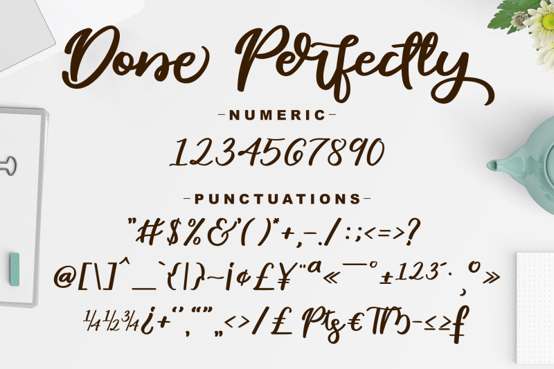 done-perfectly-font