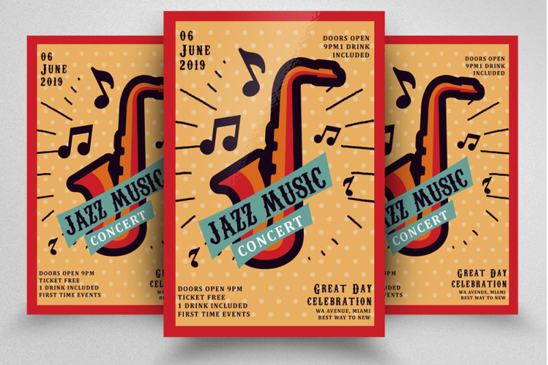 jazz-music-party-night-flyer