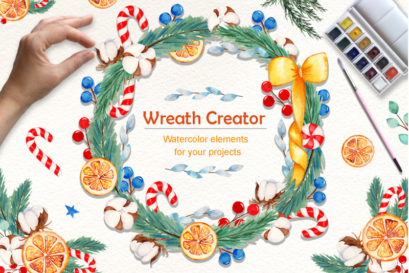 wreath-creator-watercolor-clipart