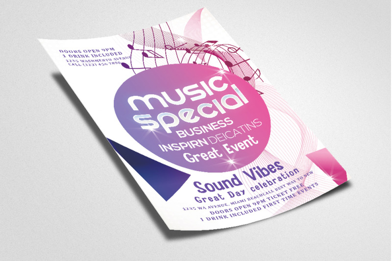 music-special-evening-show-flyer