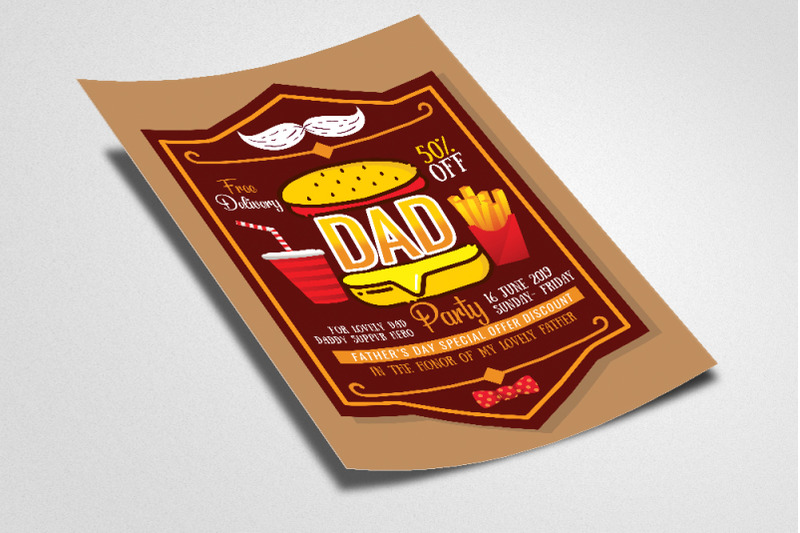 fathers-day-food-discount-offer-flyer