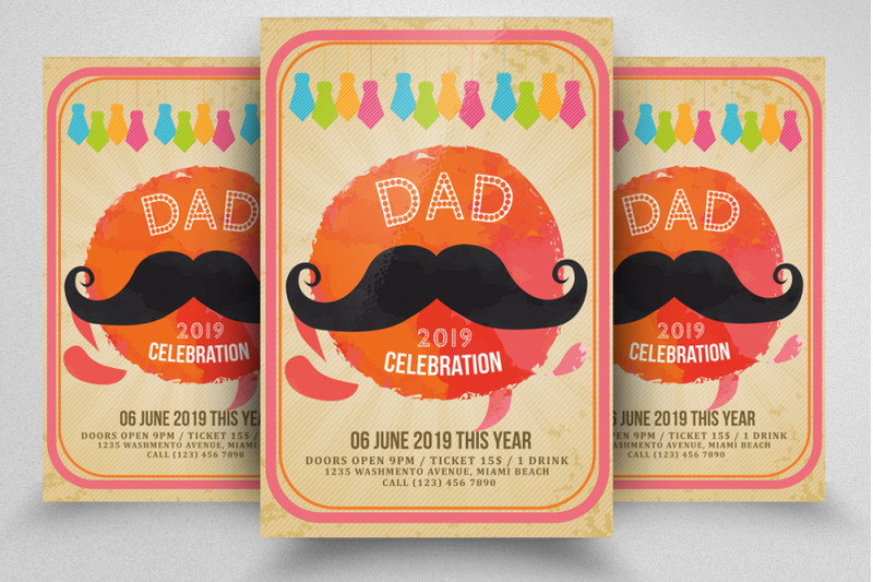 father-039-s-day-flyer-template