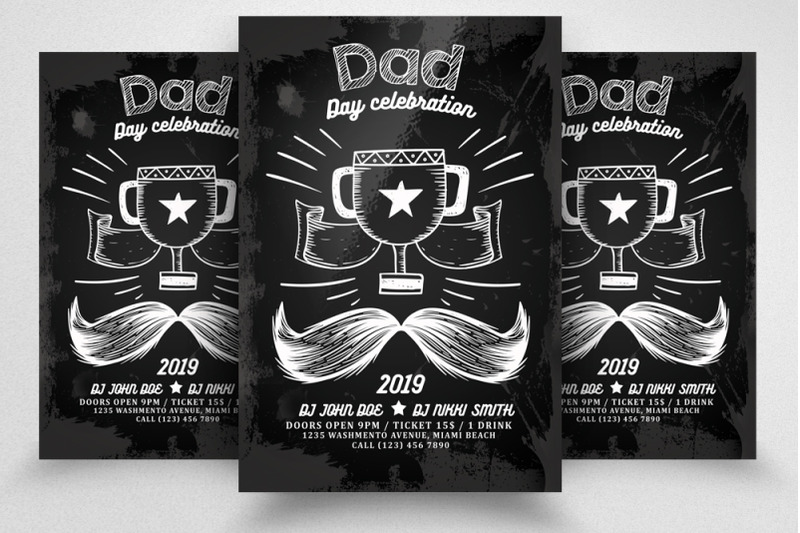 father-039-s-day-celebration-flyer-template