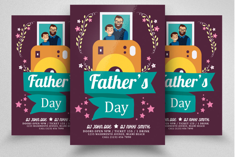 father-039-s-day-flyer-template