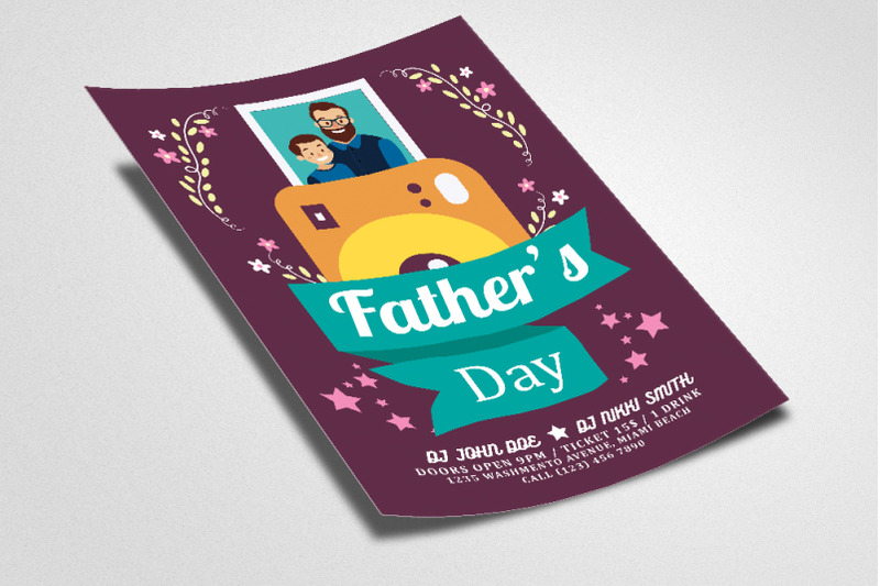 father-039-s-day-flyer-template