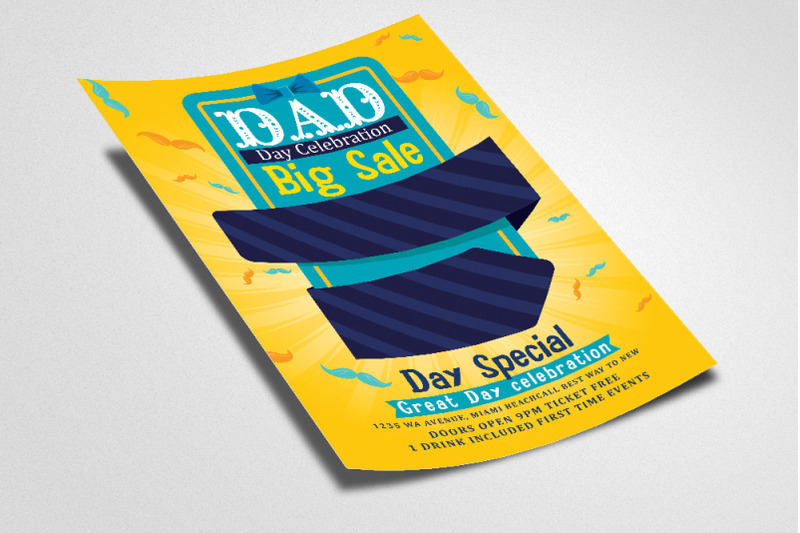 father-039-s-day-big-sale-offer-flyer-poster