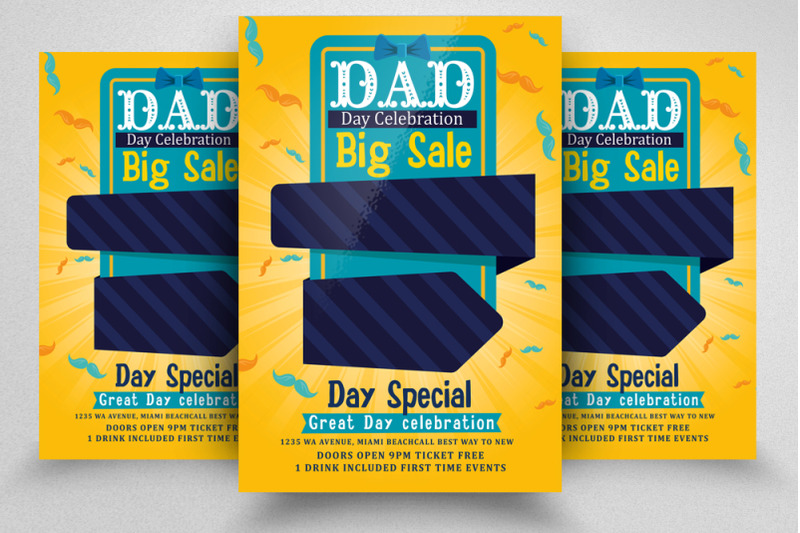 father-039-s-day-big-sale-offer-flyer-poster