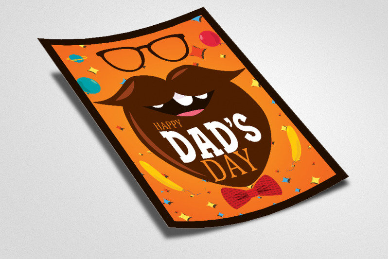 dad-039-s-day-celebration-flyer-template