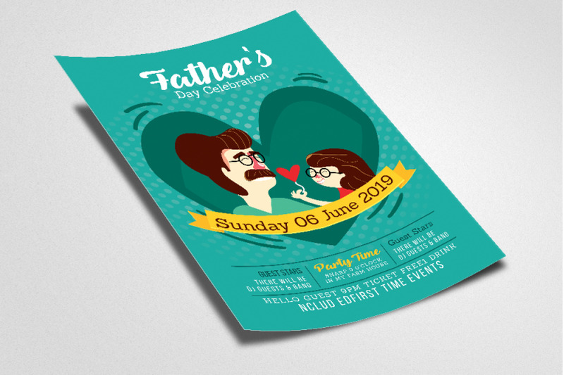 father-039-s-day-celebration-flyer-template
