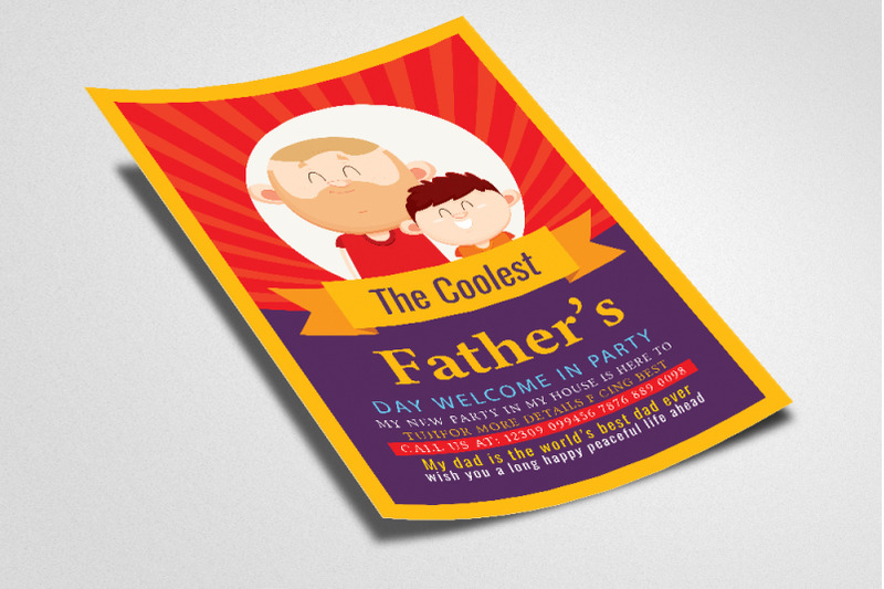 father-039-s-day-celebration-flyer-template