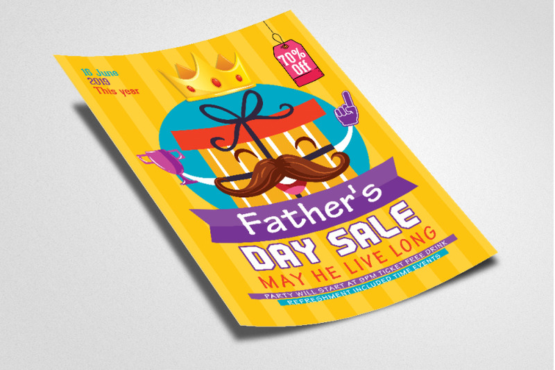 father-039-s-day-big-sale-offer-flyer-poster