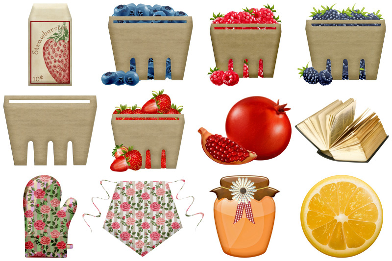 fruit-and-canning-country-shabby-chic-clip-art