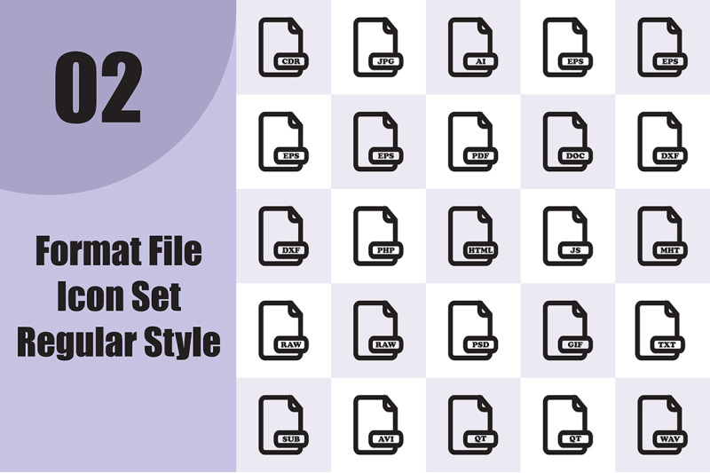 format-file-icon-set-regular-style