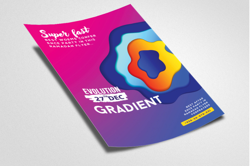 gradient-memphis-flyer-template
