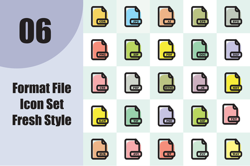 format-file-icon-set-fresh-style