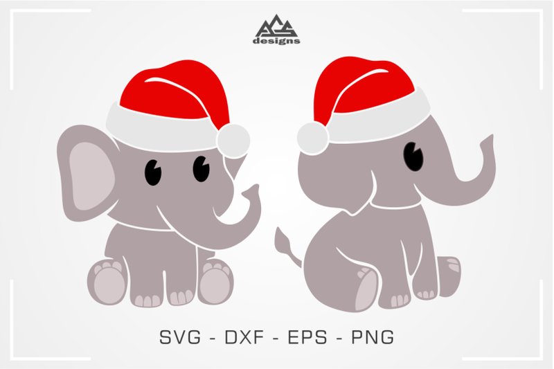 cute-elephant-christmas-svg-design