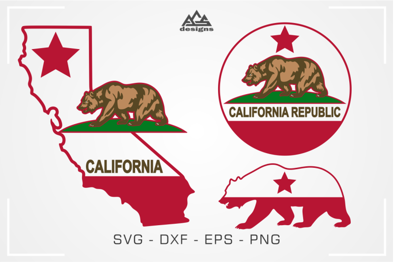 california-republic-state-bear-svg-design