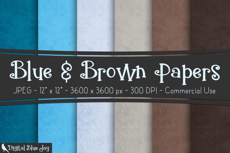 blues-amp-browns-digital-papers
